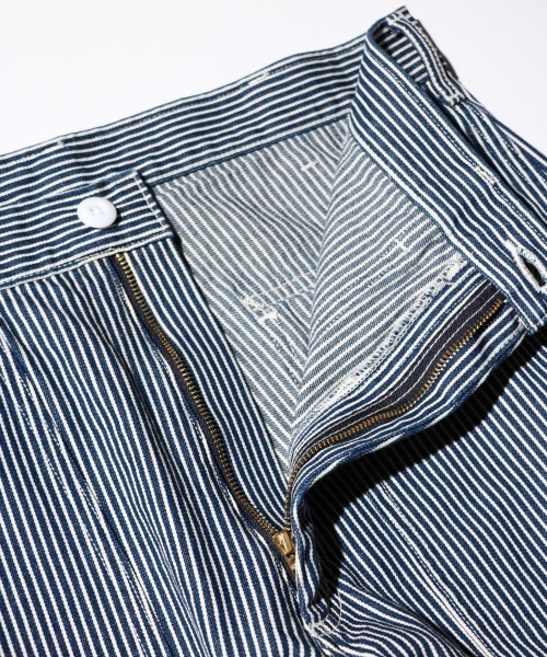 GUNG HO（ガンホー）の「GUNG HO / ガンホー 4POCKETS WIDE FATIGUE TROUSER ワイド ファティーグパンツ（その他パンツ・メンズ・ブラック/ストライプ・SMALL/LARGE）」の13枚目の写真