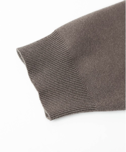 La-gemme（ラジェム）の「センタージップアップニットトップス（ニット/セーター・レディース・ブラック/オフホワイト/グレー/モカ・フリー）」の12枚目の写真