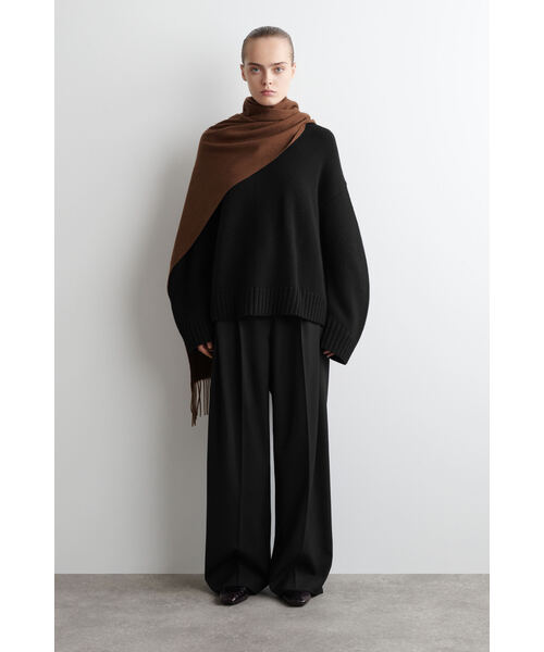 【未使用品】COS フリンジウールマフラー フリンジウールマフラー（マフラー）｜COS（コス）のファッション通販