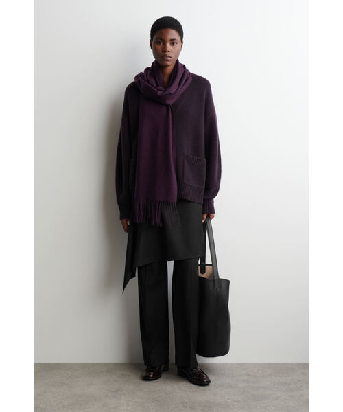 フリンジウールマフラー（マフラー）｜COS（コス）のファッション通販