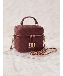 Darich♡キルティングスタッズ付きショルダーバッグ キルティングビジュースクエアミニバッグ（ショルダーバッグ）｜Darich