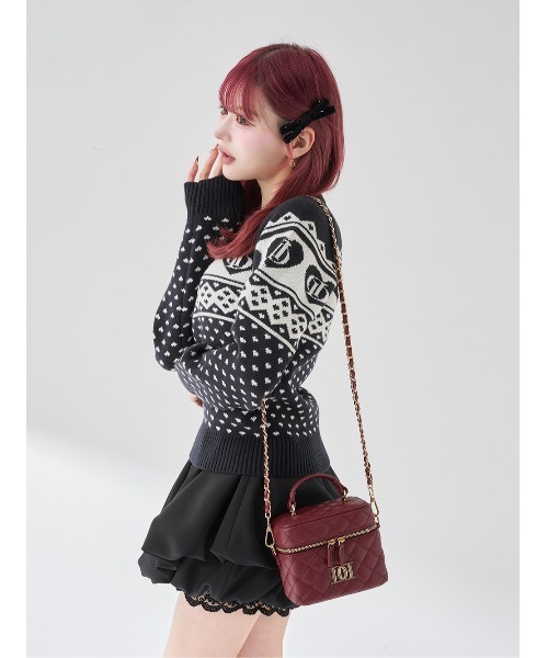 Darich（ダーリッチ）の「【ゴールドパーツ】キルティングスクエアミニ