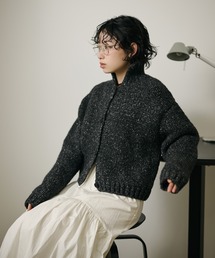 LAULEN | high neck low gauge knit cardigan /ハイネックローゲージ長袖ニットカーディガン(カーディガン/ボレロ)