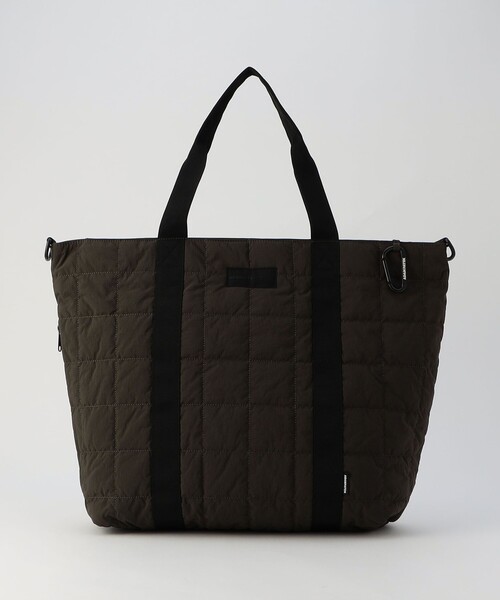 NOLLEY'S LIGHT（ノーリーズライト）の「【ADAM PATEK】 square quilt shoulder tote bag（トートバッグ・メンズ・ブラック/オリーブ・FREE）」の2枚目の写真