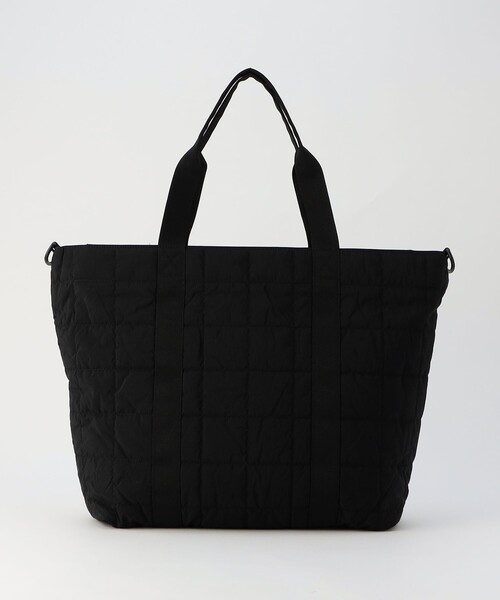 NOLLEY'S LIGHT（ノーリーズライト）の「【ADAM PATEK】 square quilt shoulder tote bag（トートバッグ・メンズ・ブラック/オリーブ・FREE）」の5枚目の写真