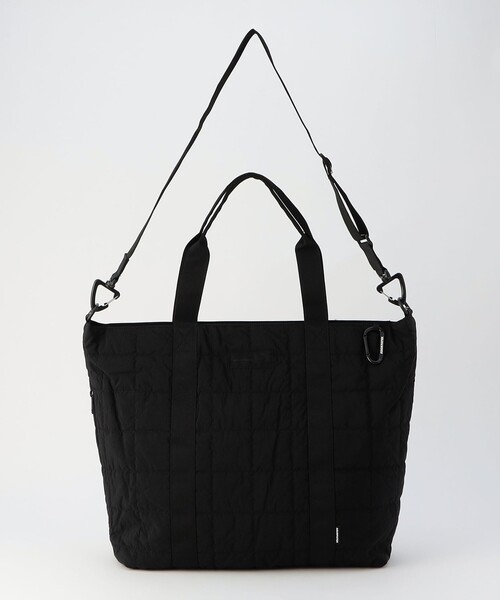 NOLLEY'S LIGHT（ノーリーズライト）の「【ADAM PATEK】 square quilt shoulder tote bag（トートバッグ・メンズ・ブラック/オリーブ・FREE）」の8枚目の写真