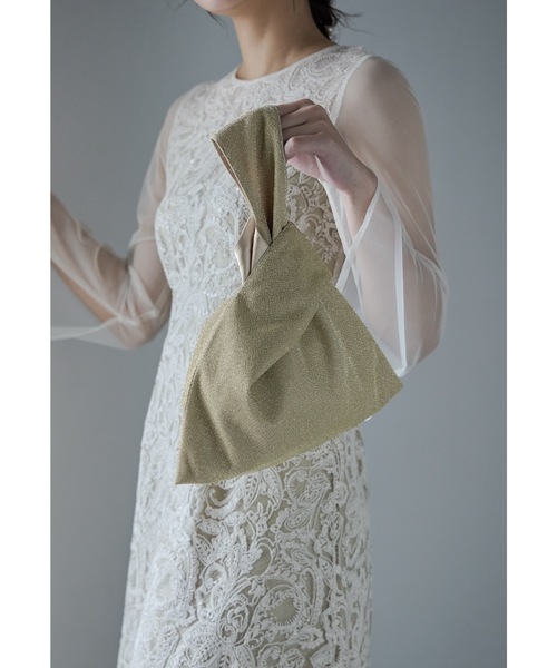 niana（ニアナ）の「ワンハンドルバッグ ドット ラメ パーティーバッグ トートバッグ 結婚式 二次会 成人式 同窓会 お呼ばれ フォーマル オケージョン（ハンドバッグ・レディース・ブラック/シルバー/ベージュ/ベージュ系その他/ブラウン系その他/グレー系その他/ブラック系その他/ピンク系その他/グリーン系その他・FREE）」の6枚目の写真