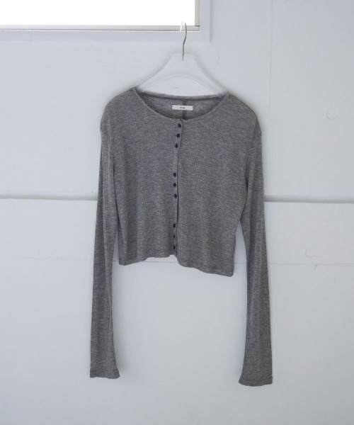 ànuke Sheer Rib Cardigan ànuke online store（アンヌーク） / Sheer Rib CardiganSheer Rib