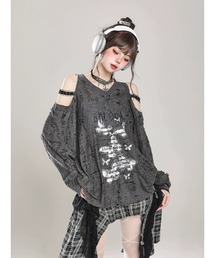 Y2K ロゴプリント 長袖