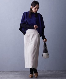 NICOLE white | ラップ風タイトスカート(スカート)