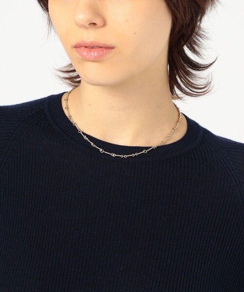 Laura Lombardi(ローラロンバルディ)の「LAURA LOMBARDI RICCIO CHAIN ゴールドネックレス(ネックレス・レディース・ゴールド・FREE)」の2枚目の写真