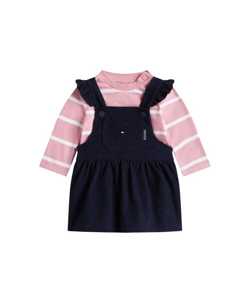 BABY コーデュロイダンガリーワンピースセット