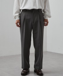 SLICK（スリック）の「【SLICK/スリック】Double Cloth One Tuck Tapered Pants/ダブルフェイスポリエステルツイルワンタックテーパードスラックス / セットアップ（スラックス・メンズ）」