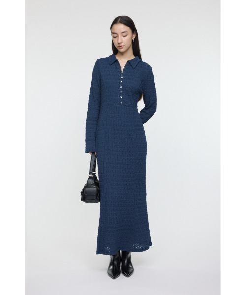 セール】L/S MERMAID LACE ロングドレス（ワンピース）｜MOUSSY