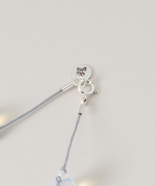 Sisi Joia（シシジョイア）の「【SISI JOIA/シシジョイア】 NOUE necklace：ネックレス（ネックレス・レディース・パープル/ホワイト×ホワイト・FREE）」の5枚目の写真