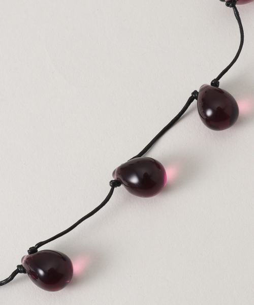 Sisi Joia（シシジョイア）の「【SISI JOIA/シシジョイア】 NOUE necklace：ネックレス（ネックレス・レディース・パープル/ホワイト×ホワイト・FREE）」の9枚目の写真