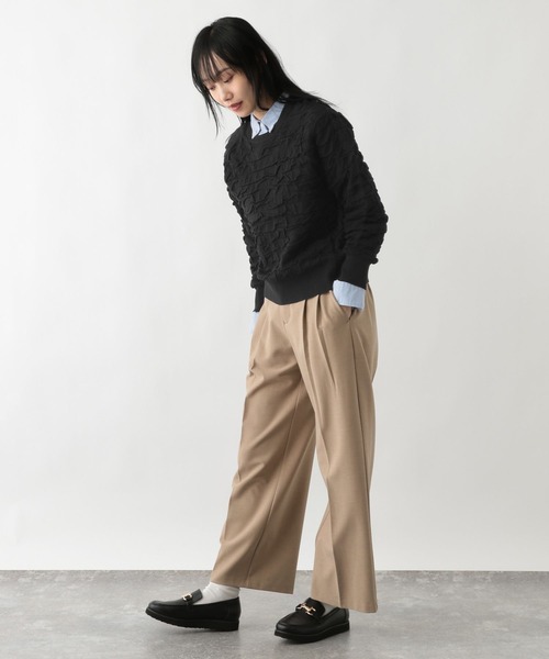 FOUND GOOD（ファウンドグッド）の「フクロジャガードニットPO（ニット/セーター・レディース・レッド系5/ブラック/アイボリー・L/M/S）」の15枚目の写真