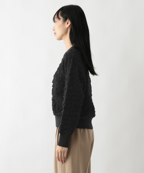 FOUND GOOD（ファウンドグッド）の「フクロジャガードニットPO（ニット/セーター・レディース・レッド系5/ブラック/アイボリー・L/M/S）」の20枚目の写真