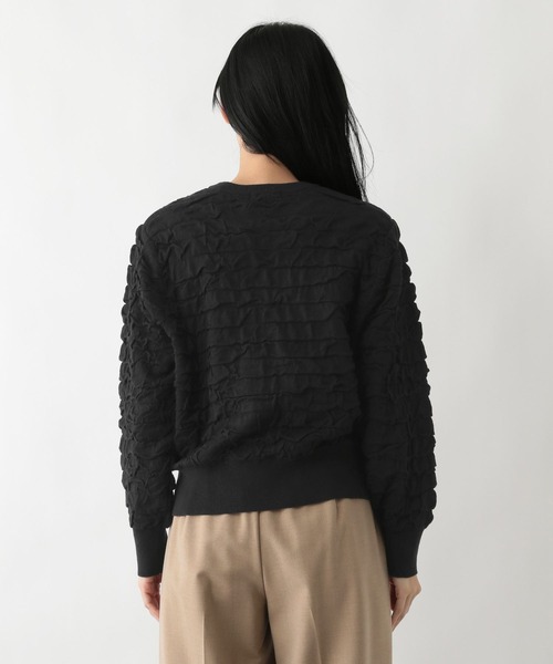 FOUND GOOD（ファウンドグッド）の「フクロジャガードニットPO（ニット/セーター・レディース・レッド系5/ブラック/アイボリー・L/M/S）」の21枚目の写真