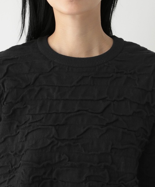 FOUND GOOD（ファウンドグッド）の「フクロジャガードニットPO（ニット/セーター・レディース・レッド系5/ブラック/アイボリー・L/M/S）」の22枚目の写真