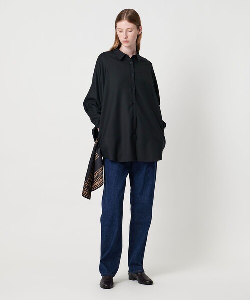 Steven Alan（スティーブンアラン）の「＜Steven Alan＞ドルマン スリーブ シャツ（シャツ/ブラウス・レディース・ブラック/ベージュ/ダークグレー・M/S）」の12枚目の写真