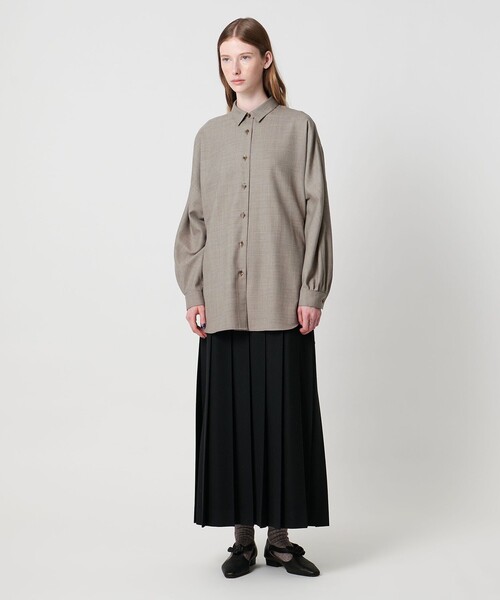 Steven Alan（スティーブンアラン）の「＜Steven Alan＞ドルマン スリーブ シャツ（シャツ/ブラウス・レディース・ブラック/ベージュ/ダークグレー・M/S）」の14枚目の写真