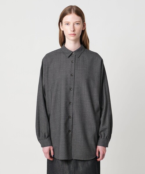 Steven Alan（スティーブンアラン）の「＜Steven Alan＞ドルマン スリーブ シャツ（シャツ/ブラウス・レディース・ブラック/ベージュ/ダークグレー・M/S）」の16枚目の写真