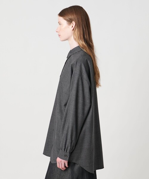 Steven Alan（スティーブンアラン）の「＜Steven Alan＞ドルマン スリーブ シャツ（シャツ/ブラウス・レディース・ブラック/ベージュ/ダークグレー・M/S）」の17枚目の写真