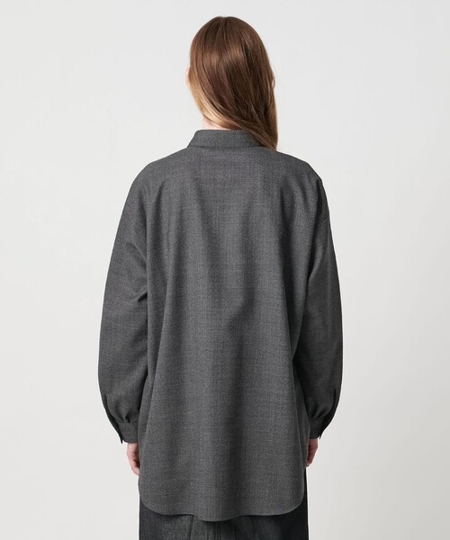 Steven Alan（スティーブンアラン）の「＜Steven Alan＞ドルマン スリーブ シャツ（シャツ/ブラウス・レディース・ブラック/ベージュ/ダークグレー・M/S）」の18枚目の写真