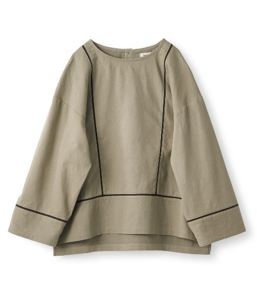 and myera(アンド マイラ)の「and myera 梯子レースのトップス(その他トップス・レディース・グレー系その他/カーキ・L/LL/M/S)」の9枚目の写真