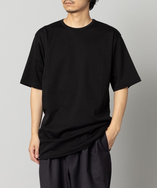 kuros'(クロス)の「mono-kuros' コットン レギュラー Tシャツ(Tシャツ/カットソー・メンズ・ホワイト/ブラック・MEDIUM/LARGE/X-LARGE)」の1枚目の写真