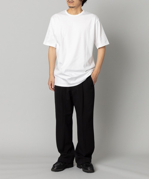 kuros'(クロス)の「mono-kuros' コットン レギュラー Tシャツ(Tシャツ/カットソー・メンズ・ホワイト/ブラック・MEDIUM/LARGE/X-LARGE)」の3枚目の写真