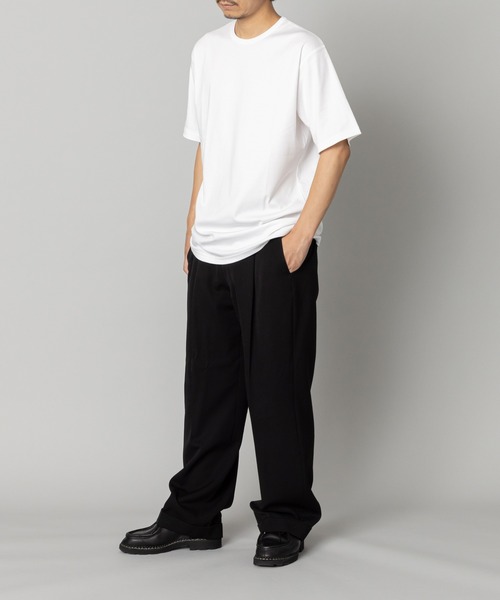 kuros'(クロス)の「mono-kuros' コットン レギュラー Tシャツ(Tシャツ/カットソー・メンズ・ホワイト/ブラック・MEDIUM/LARGE/X-LARGE)」の4枚目の写真