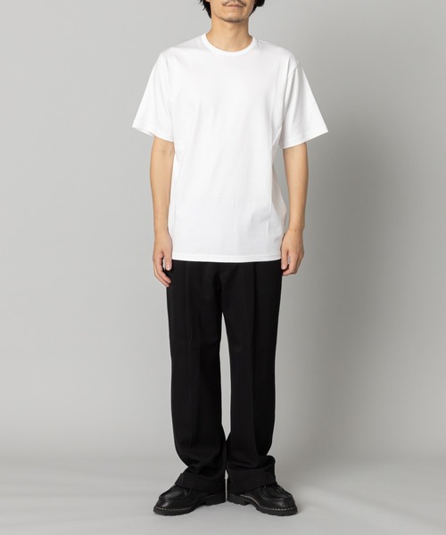 kuros'(クロス)の「mono-kuros' コットン レギュラー Tシャツ(Tシャツ/カットソー・メンズ・ホワイト/ブラック・MEDIUM/LARGE/X-LARGE)」の5枚目の写真