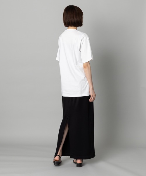 kuros'(クロス)の「mono-kuros' コットン レギュラー Tシャツ(Tシャツ/カットソー・メンズ・ホワイト/ブラック・MEDIUM/LARGE/X-LARGE)」の8枚目の写真