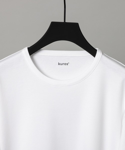 kuros'(クロス)の「mono-kuros' コットン レギュラー Tシャツ(Tシャツ/カットソー・メンズ・ホワイト/ブラック・MEDIUM/LARGE/X-LARGE)」の20枚目の写真