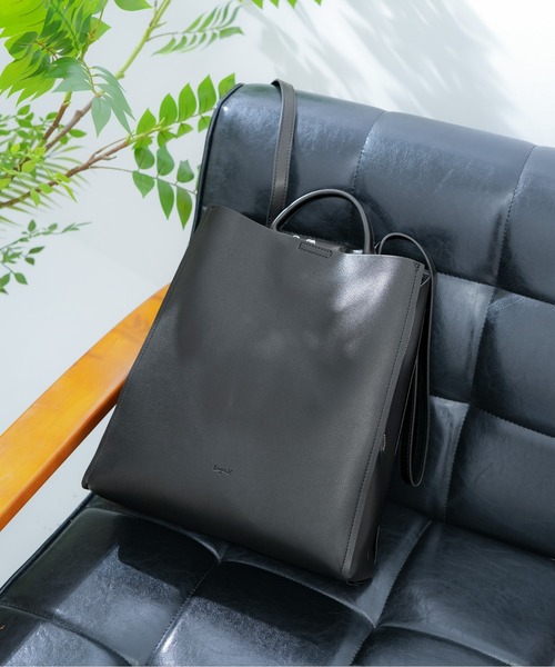 Ungrid(アングリッド)の「【Ungrid/アングリッド】 2way軽量トートリュック(バックパック/リュック・レディース・ブラック/ベージュ/キャメル/ダークブラウン・FREE)」の2枚目の写真