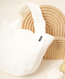 l'atelier Nuuit（アトリエヌイ）の「ウォッシュドコットン  ラウンドバッグ S（トートバッグ）」