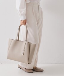 OPAQUE.CLIP（オペークドットクリップ）の「【軽量／A4サイズ対応】サフィアーノ調3層トートバッグ（トートバッグ）」