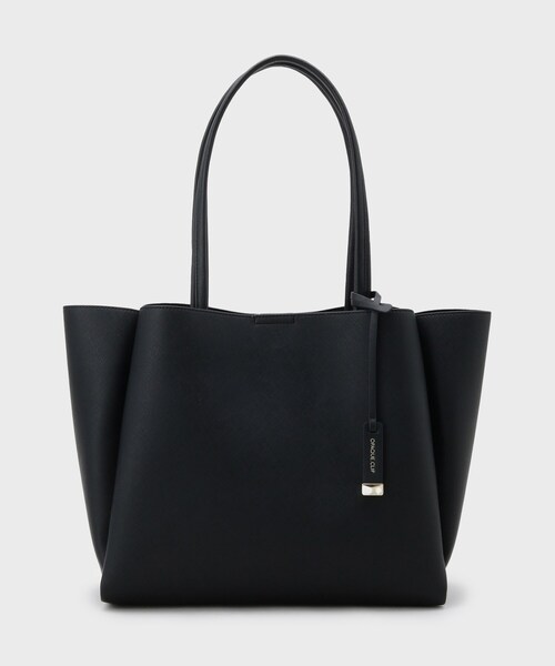 OPAQUE.CLIP(オペークドットクリップ)の「【軽量/A4サイズ対応】サフィアーノ調3層トートバッグ(トートバッグ・レディース・アイボリー/ベージュ/ブラック・00)」の10枚目の写真