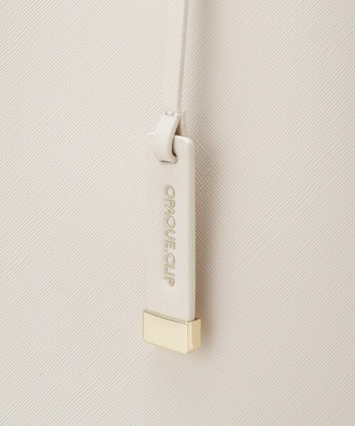 OPAQUE.CLIP(オペークドットクリップ)の「【軽量/A4サイズ対応】サフィアーノ調3層トートバッグ(トートバッグ・レディース・アイボリー/ベージュ/ブラック・00)」の22枚目の写真