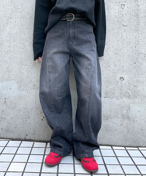 セール】3.3 Field Trip／ルーズバレルデニム（デニムパンツ）｜3.3