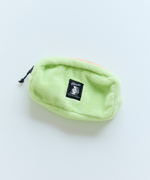 COBMASTER(コブマスター)の「Cobmaster/コブマスター 別注Fluffy square pouch M(ポーチ・メンズ・ブラック/グリーン/ピンク/ラベンダー/ベージュ・ONE SIZE)」の16枚目の写真