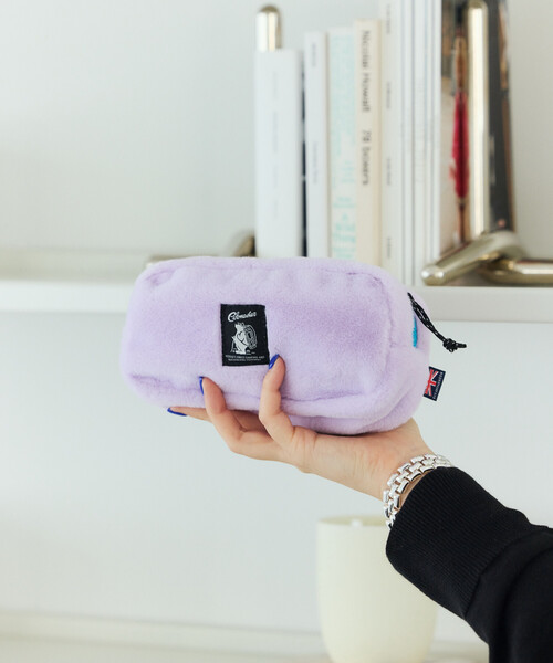 COBMASTER(コブマスター)の「Cobmaster/コブマスター 別注Fluffy square pouch M(ポーチ・メンズ・ブラック/グリーン/ピンク/ラベンダー/ベージュ・ONE SIZE)」の18枚目の写真