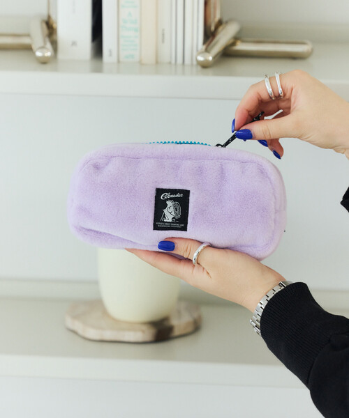 COBMASTER(コブマスター)の「Cobmaster/コブマスター 別注Fluffy square pouch M(ポーチ・メンズ・ブラック/グリーン/ピンク/ラベンダー/ベージュ・ONE SIZE)」の19枚目の写真