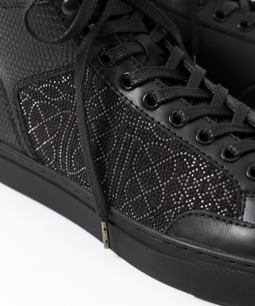 5351 POUR LES HOMMES（ゴーサンゴーイチプールオム）の「カスタムハイカットスニーカー（スニーカー・メンズ・ブラック・40/42/44/46）」の9枚目の写真