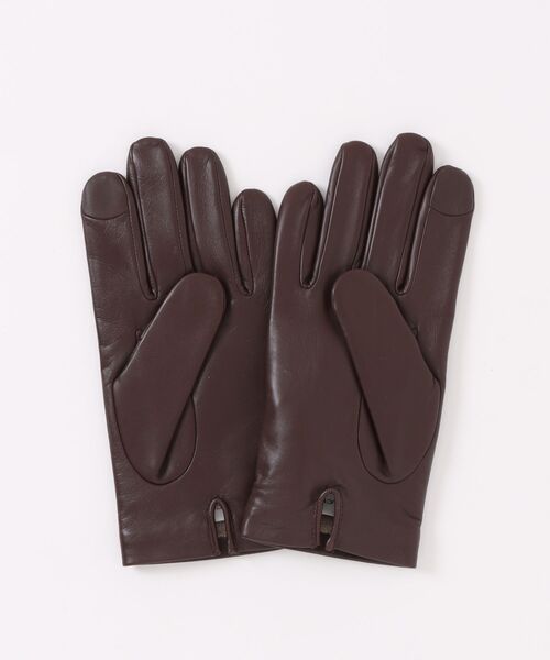 COACH（コーチ）の「メンズ レザー テック グローブ（手袋・メンズ・ブラウン系その他・LARGE/MEDIUM/SMALL/X-LARGE）」の3枚目の写真