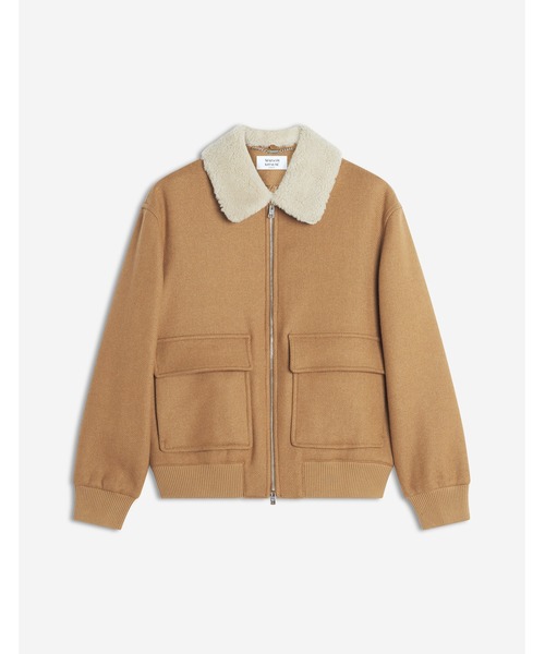 SHEARLING COLLAR JACKET（ブルゾン）｜Maison Kitsune（メゾンキツネ