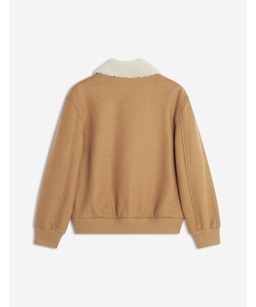 Maison Kitsune（メゾンキツネ）の「SHEARLING COLLAR JACKET（ブルゾン・メンズ・ブラウン・XS/S/M/L）」の2枚目の写真