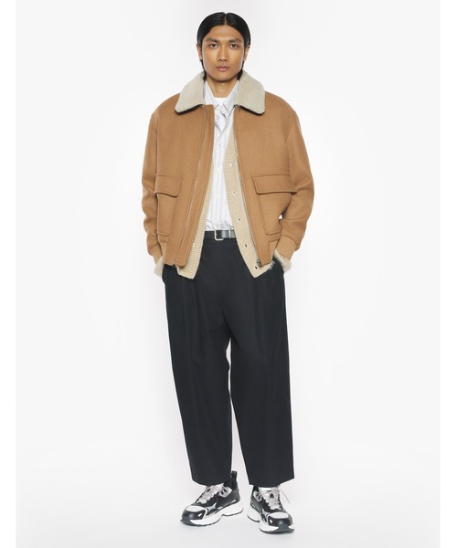 Maison Kitsune（メゾンキツネ）の「SHEARLING COLLAR JACKET（ブルゾン・メンズ・ブラウン・XS/S/M/L）」の3枚目の写真